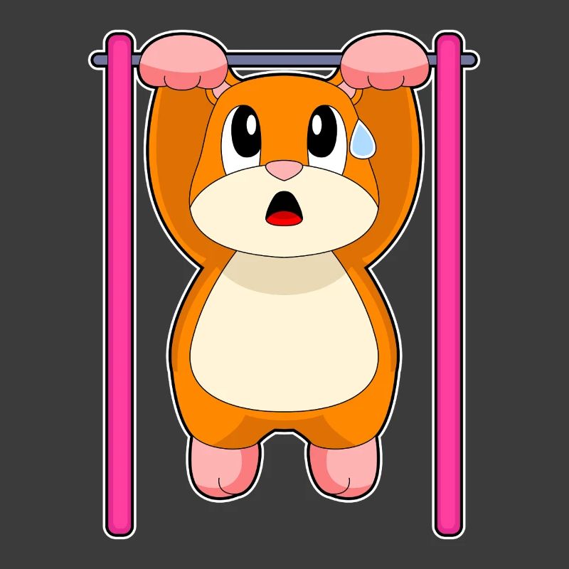 Hamster Bodybuilder Pull-ups Bodybuilding