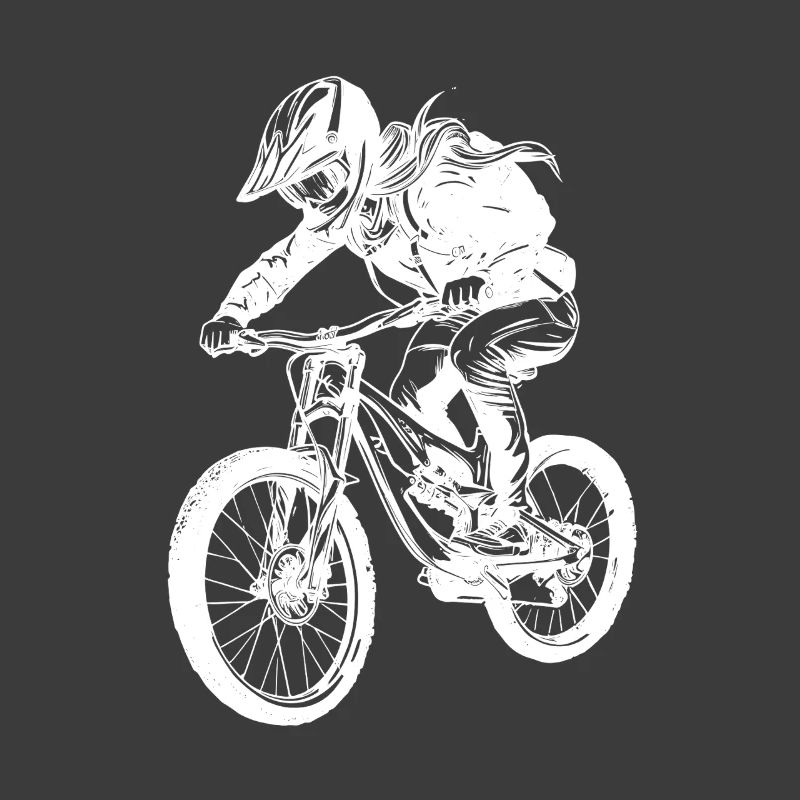 Mountain Biker Mädchen