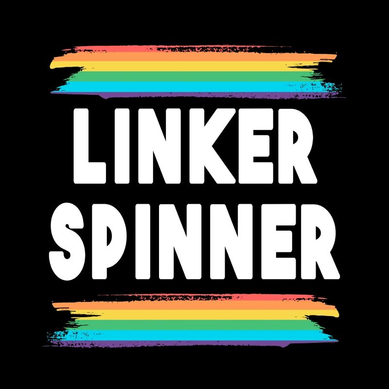Linker Spinner Regenbogen Menschenrechte links