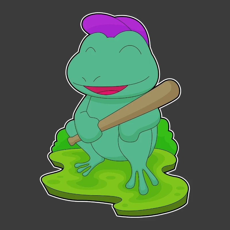 Grenouille Baseball Batte de Baseball
