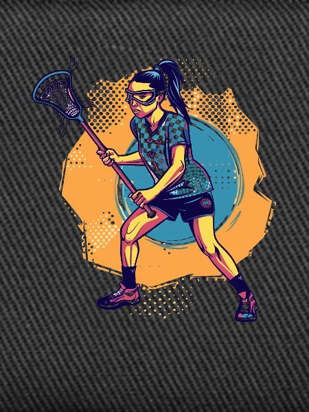 Oldschool Lacrosse Mädchen