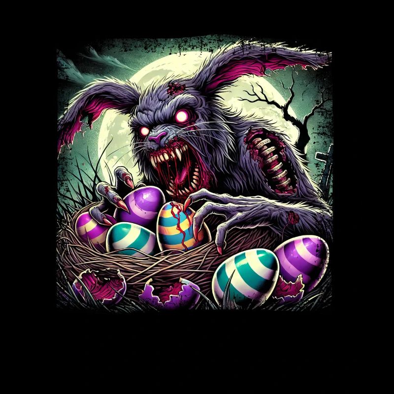 Wendigo Monster Deer Easter Werewolf Horror