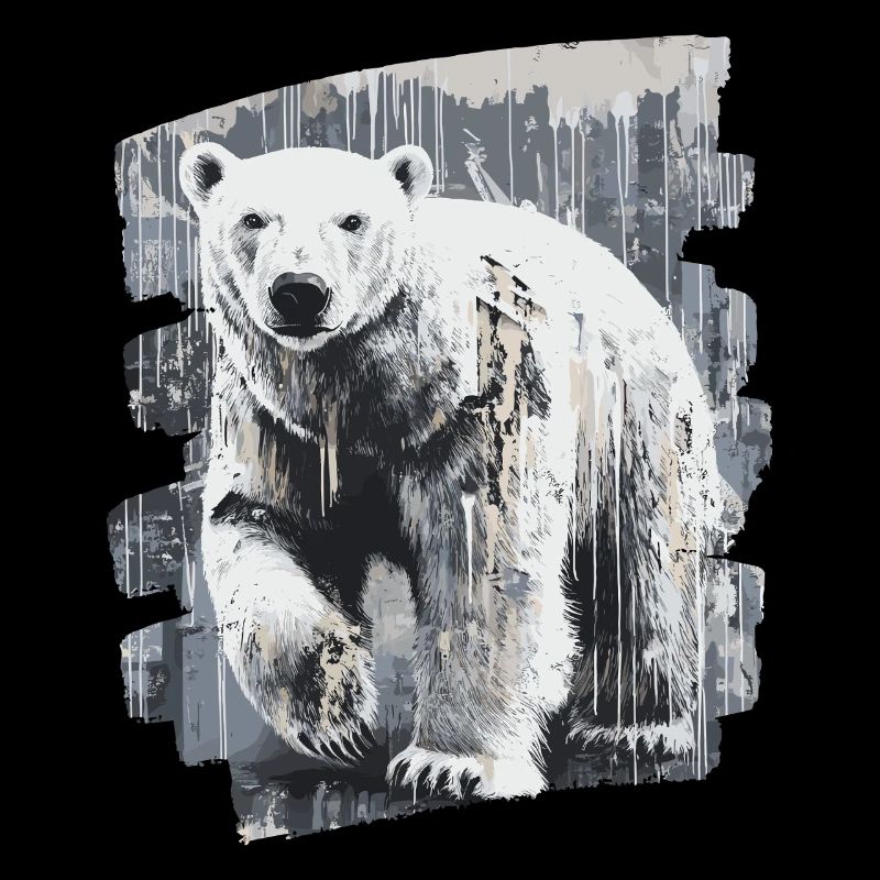 Polar Bear Graffiti Sprayer