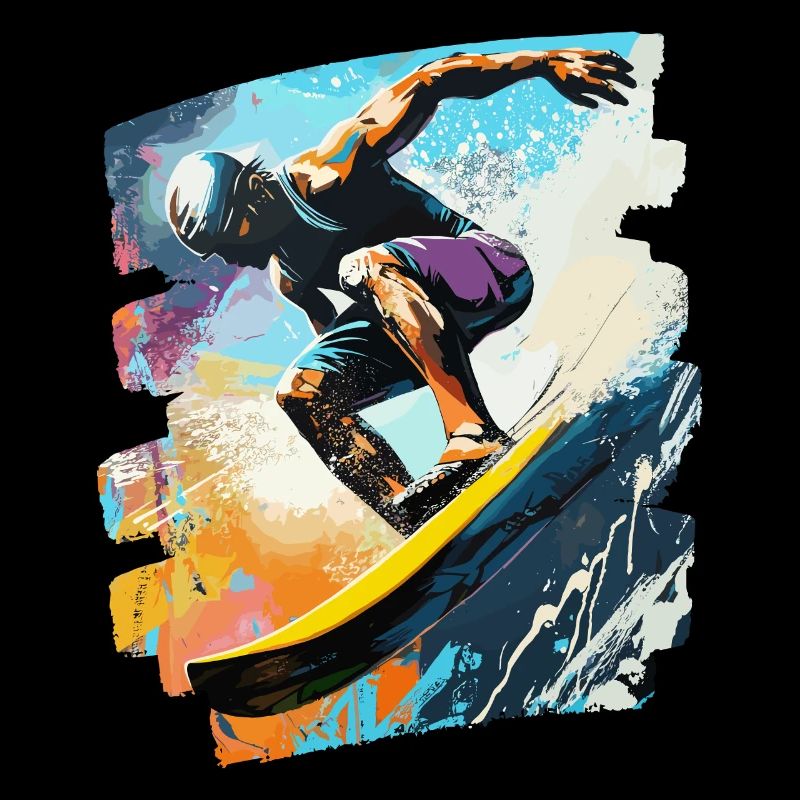 Surfer Surfing Surfboard Surfing
