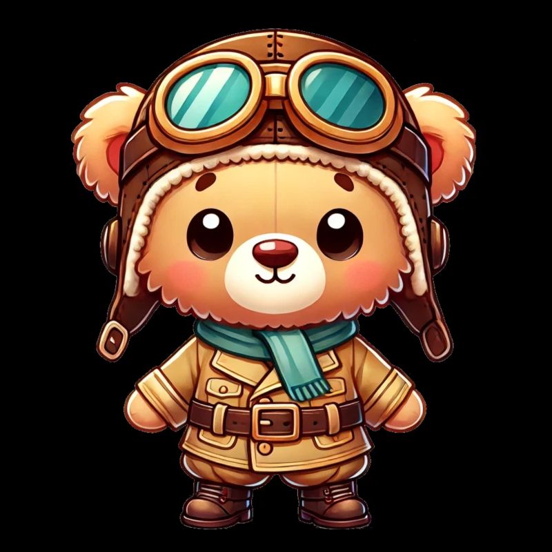 Teddybär Pilot