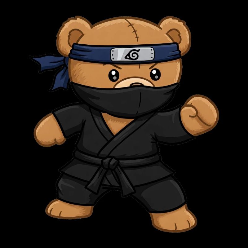 Teddybär Ninja