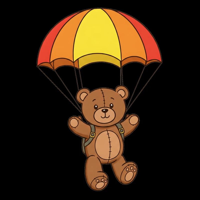 Teddy Bear Parachutist