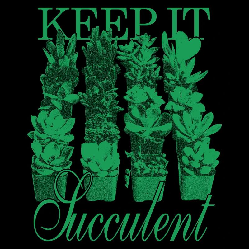 Keep It Succulent - Succulentes vertes