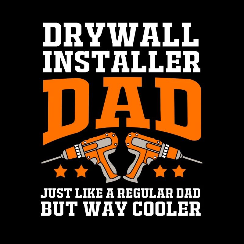 Construction site drywall assembly fitter father dad
