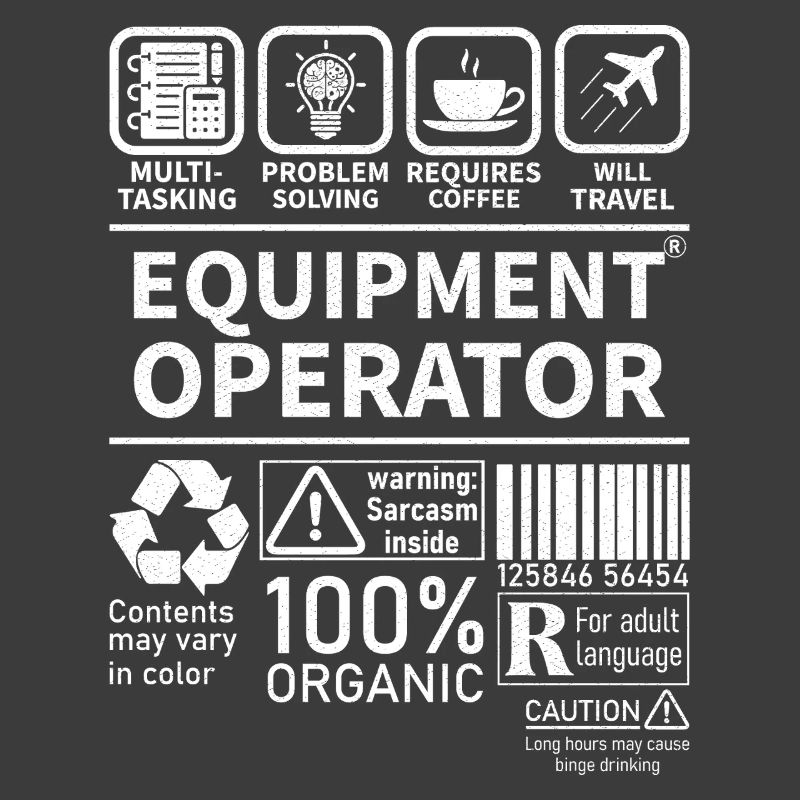 Equipment operator multi tasking problem solving