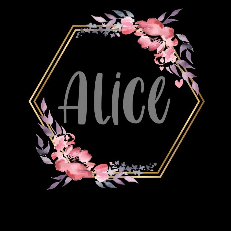 Alice Mädchen Name personalisiertes Geschenk