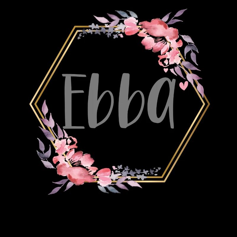 Ebba Mädchen Name personalisiertes Geschenk
