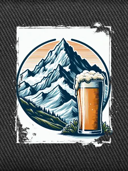 Berg und Bier Naturmotiv