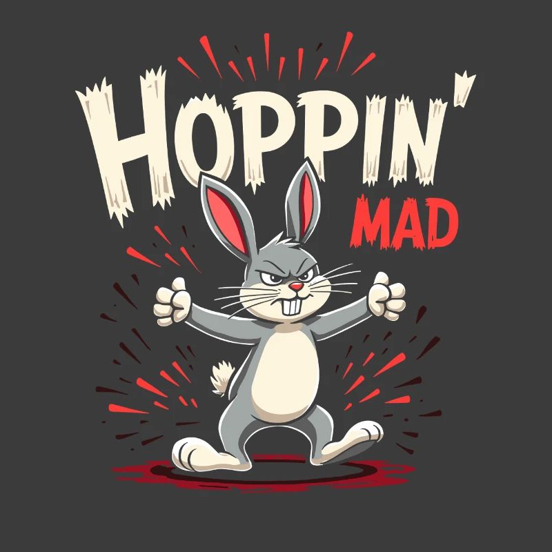 Grumpy Bunny Sarcastic Animal Design