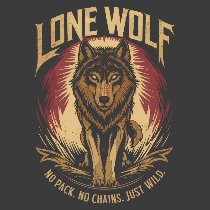 Lone Wolf - No Pack, No Chains, Just Wild