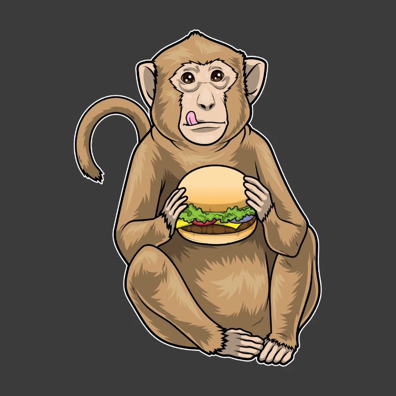 Cheeseburger de singe