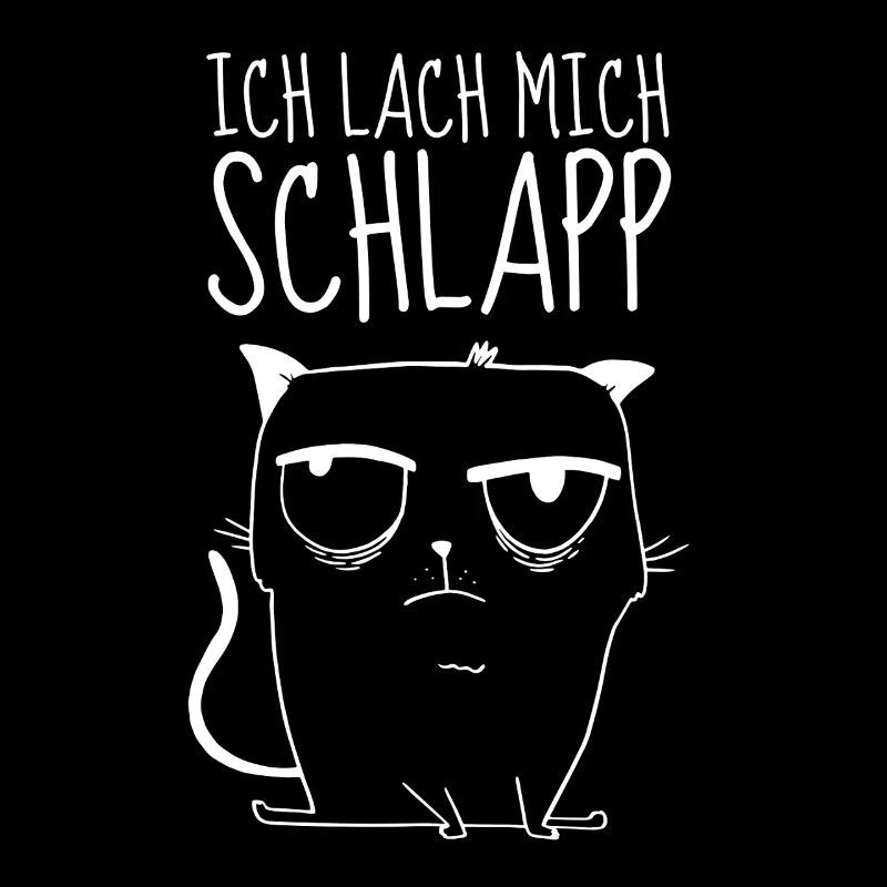 Ich lach mich schlapp – Sarkastische Katze