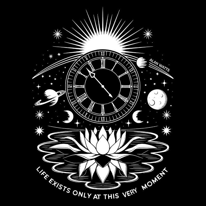 Moment présent | Alan Watts Lotus Design