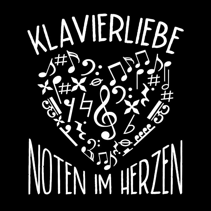 Piano Musician Notes In Heart Piano