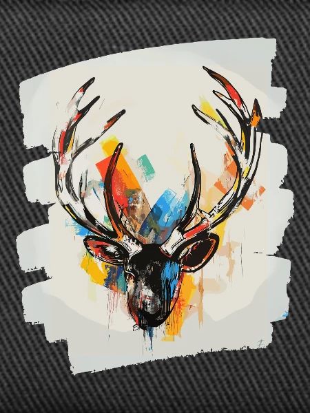 Cerf avec bois