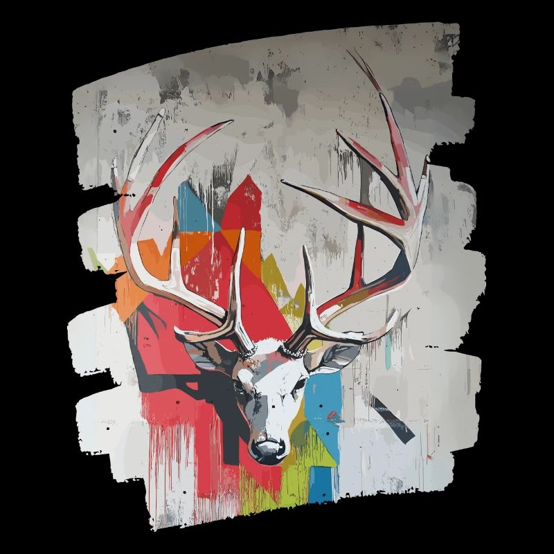 Cerf avec bois