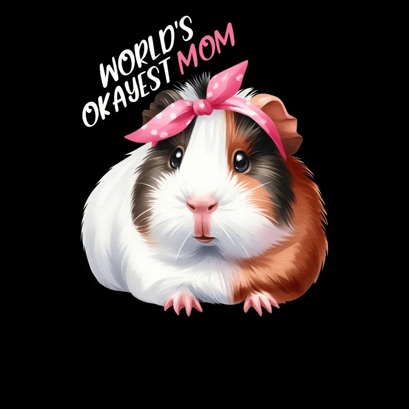 Worlds Okayest Mom Cochon d’Inde Maman Maman