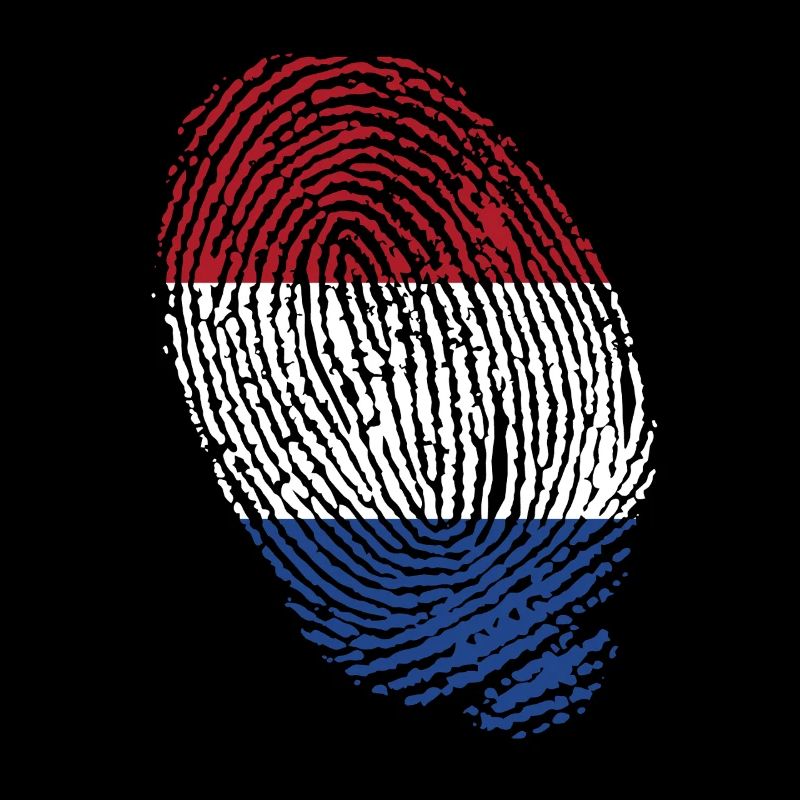 Empreintes digitales du drapeau néerlandais