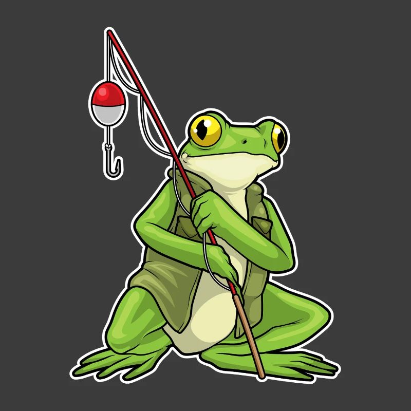 Grenouille Pêcheur Pêche