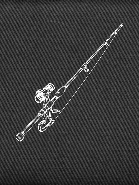 Fishing Rod Drawing