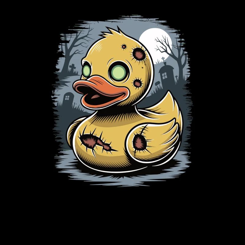 Zombie rubber duck