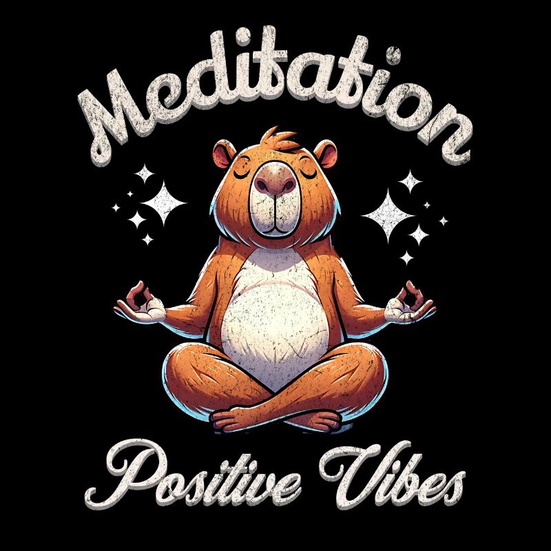 Capybara Meditation Yoga