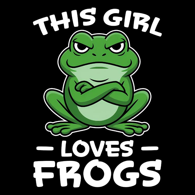 Frosch Spruch Mädchen Lustiges Frösche Geschenk