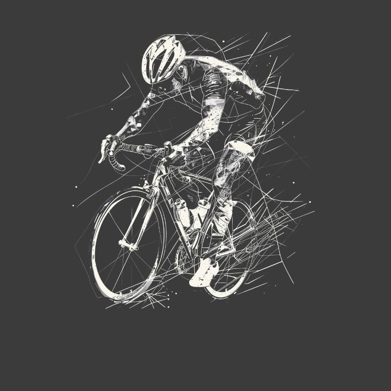 Cyclist Drawing