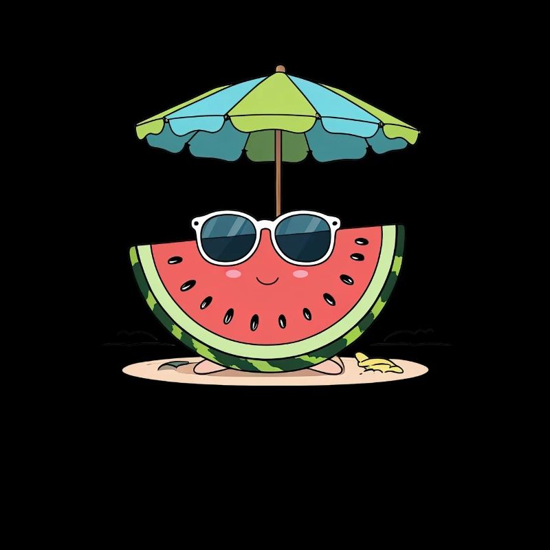 Pastèque d’été sur la plage