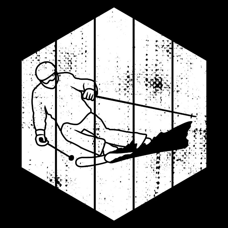 Dessin de skieur