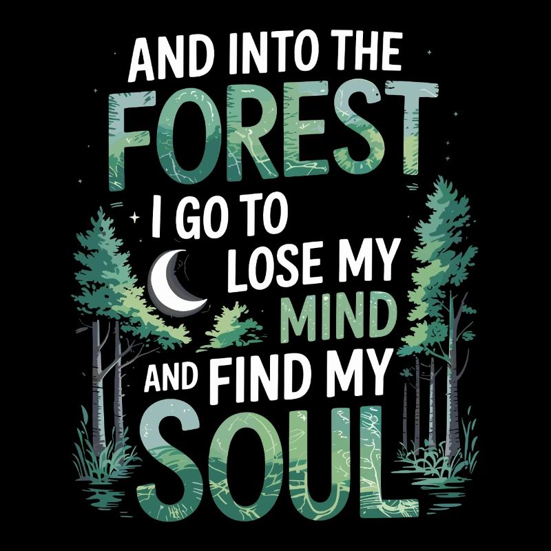 Dans la forêt où je vais pour perdre la tête Trouver mon âme