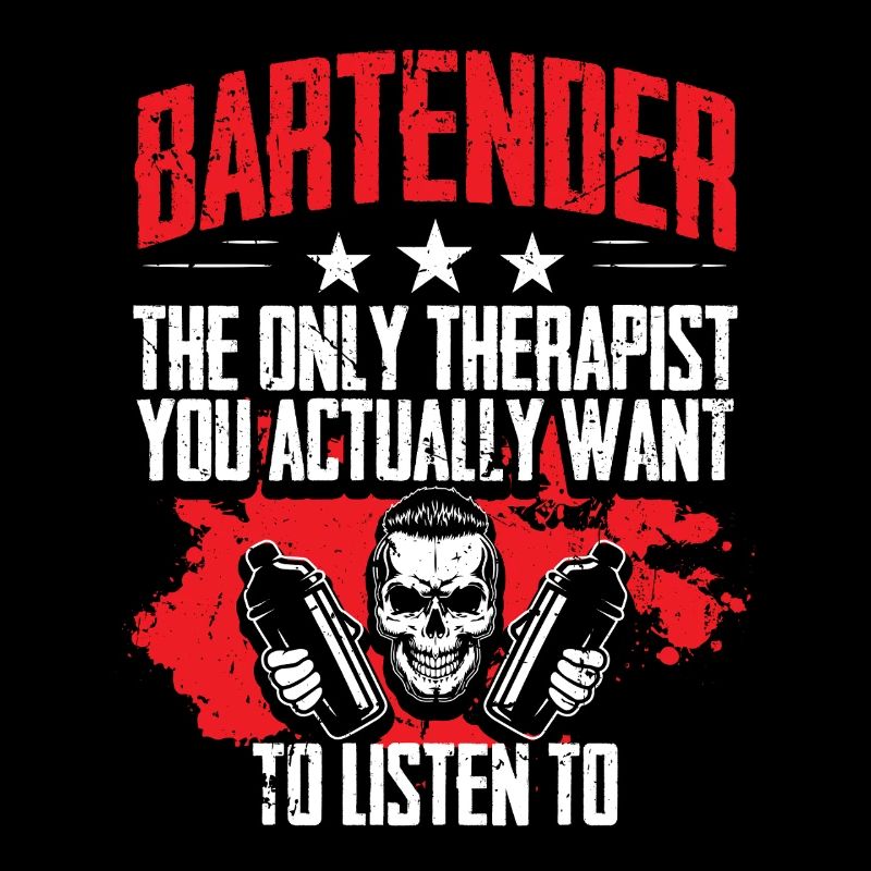 Bartender Barman Bartending Want To Listen To Listen To