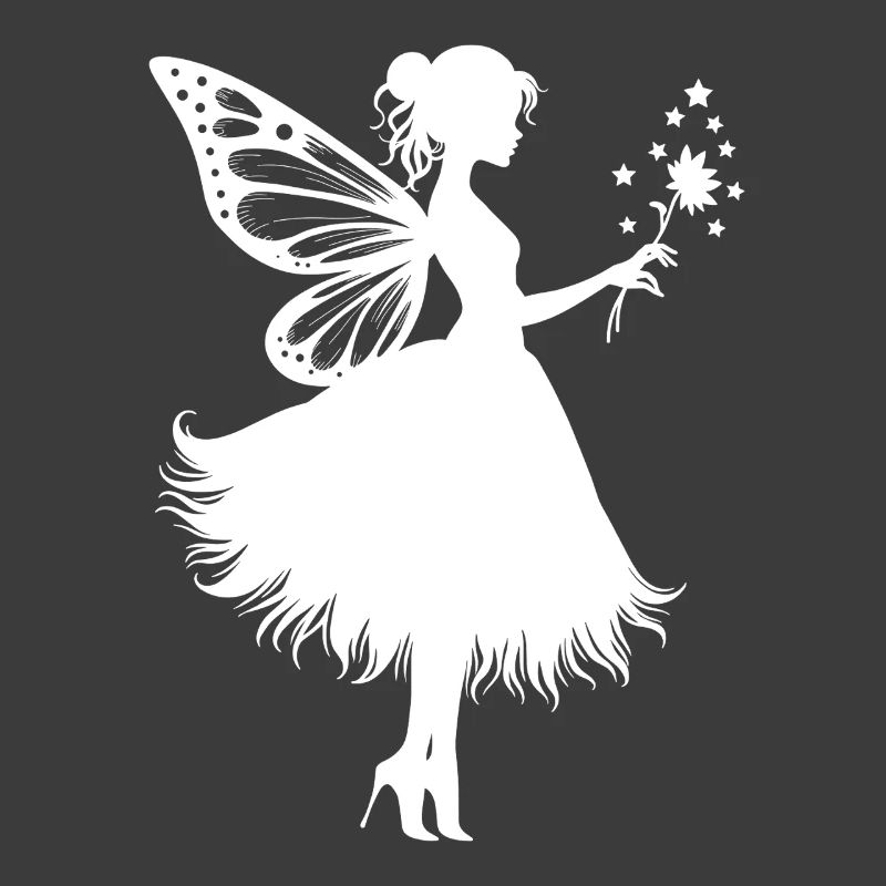 Fée magique avec fleur