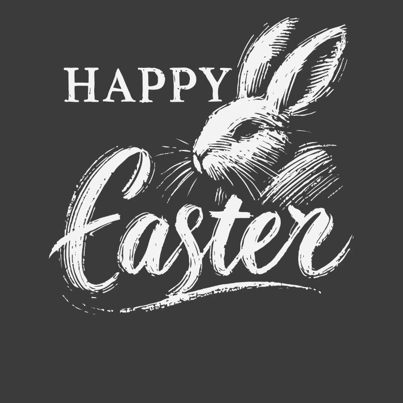Easter Vintage Bunny Happy Easter