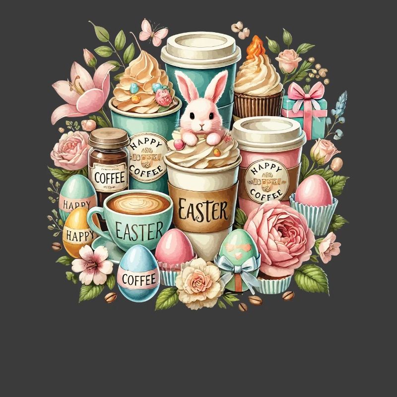Easter Coffee Lovers Easter Bunny Coffee