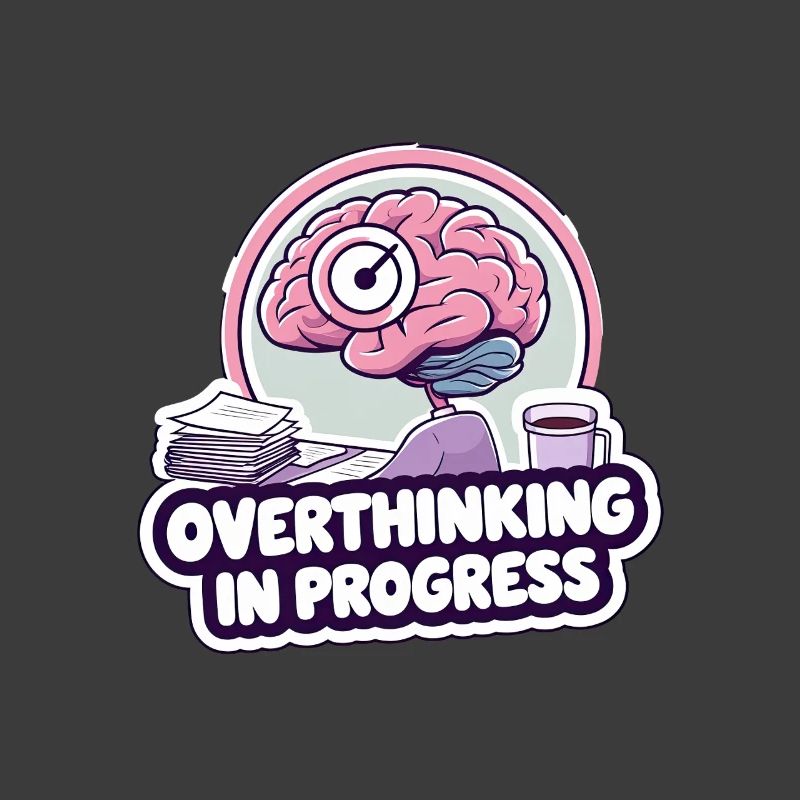 Overthinking in Progress – Funny Brain