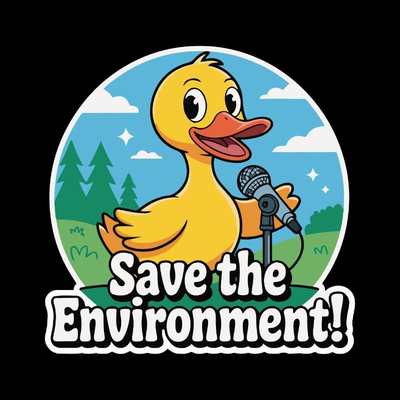 DUCK, SAVE THE ENVIRONMENT