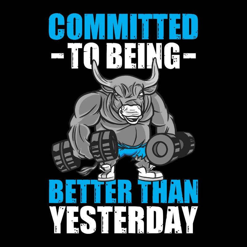 Committed Bodybuilding Bodybuilder Gym Weight Lifting