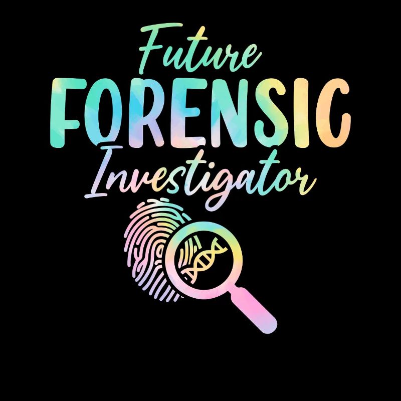 Forensic Investigator Tie Dye Funny Forensics