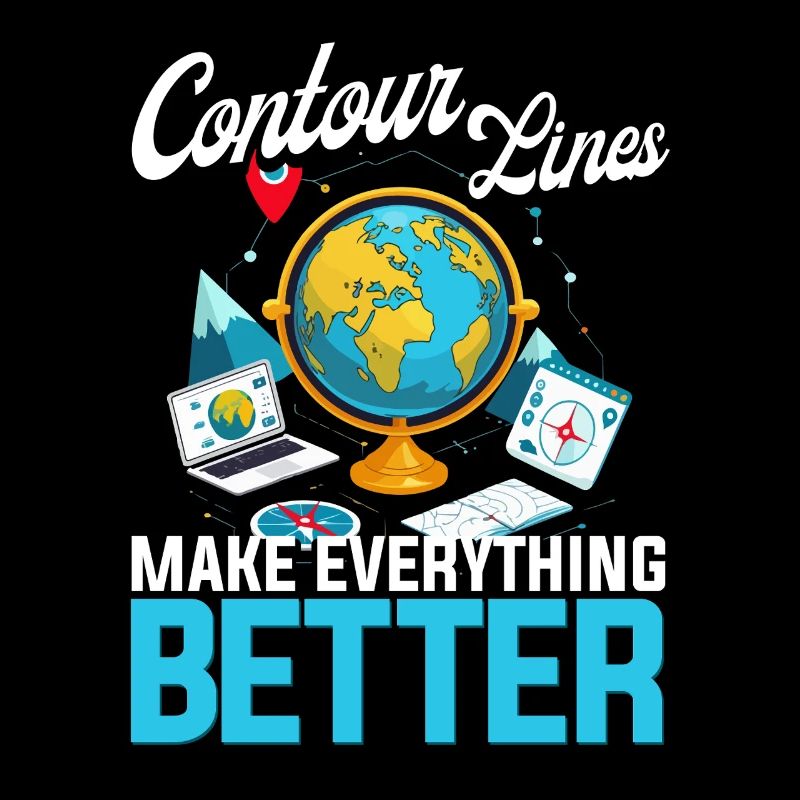 Geografische Informationssysteme Contur Lines