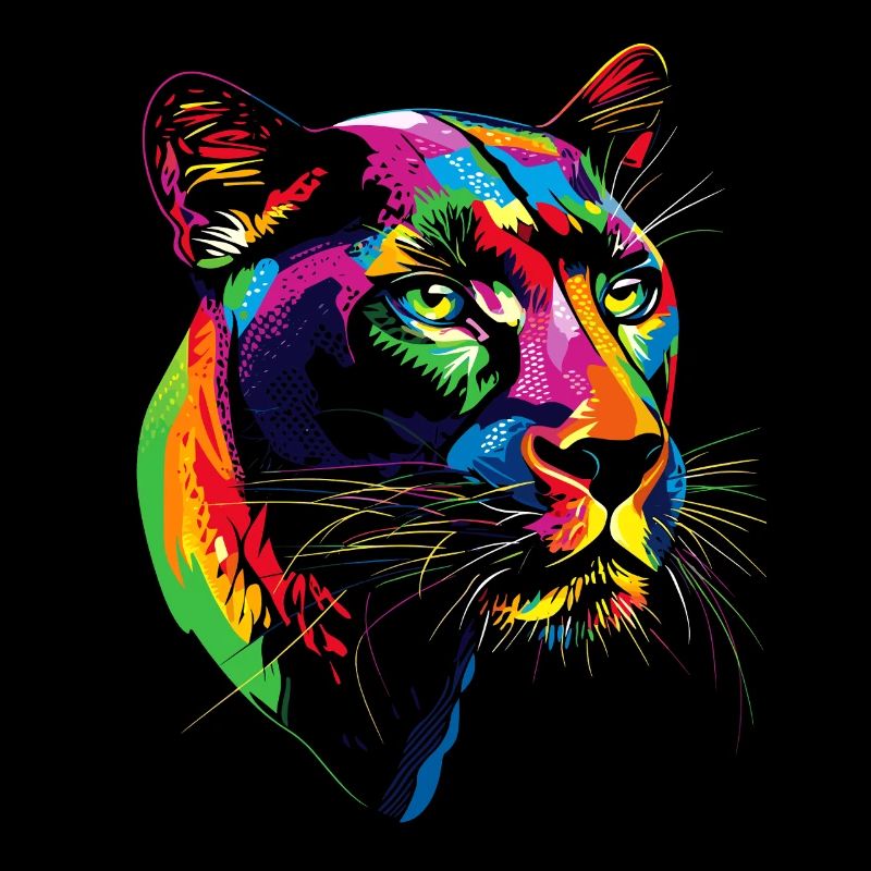 Panthère Léopard Grand Chat Mignon Gros Chat Panter