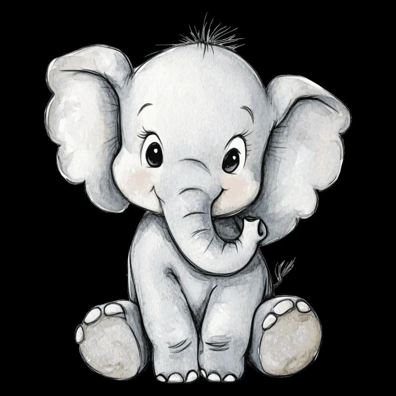 little cute elephant