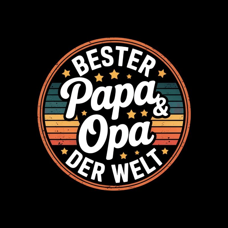 Bester Papa Und Opa Der Welt Retro