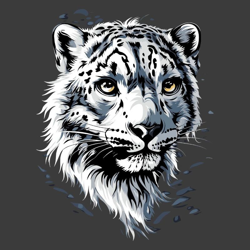 panthère léopard des neiges gros chat gros chat léopard