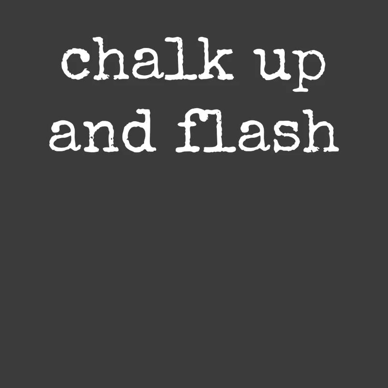 Boulderer Chalk Up et Flash Bouldering